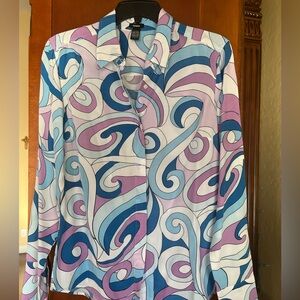 Express 70s Retro style Blouse